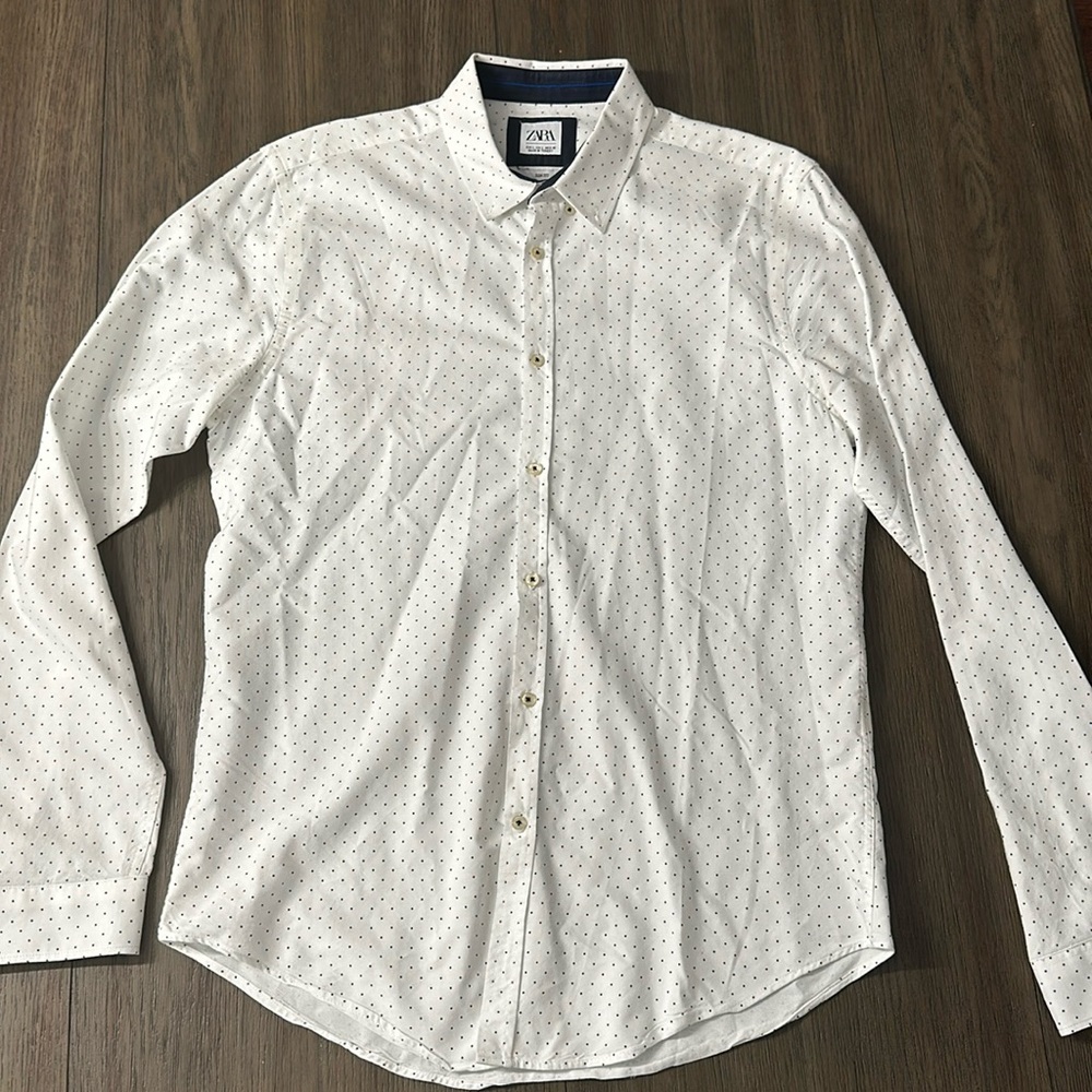 Men’s Zara White Button down shirt